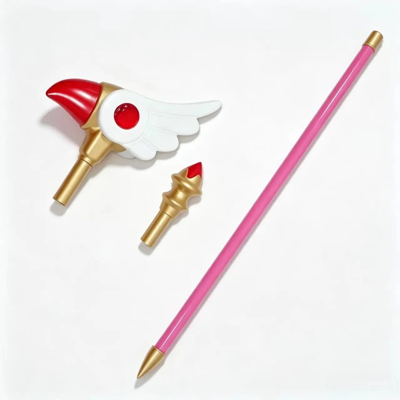 Kinomoto Sskura Cosplay Magic Stick Wand Anime Cardcaptor Sakura Halloween Christmas Costume Accessories 6