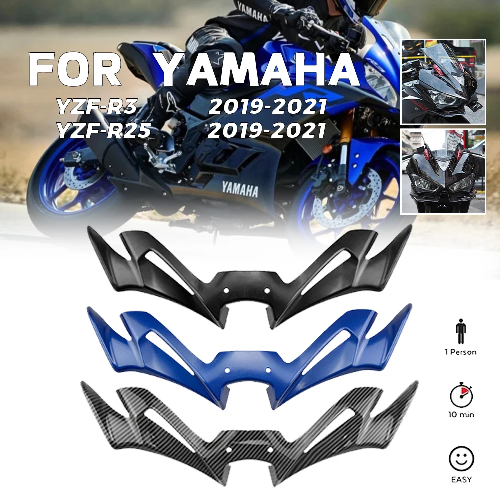 

MTKRACING для YAMAHA YZF-R3 YZF R3 R25 19-22, передние обтекатели, аэродинамические крылья, защитные чехлы, комплект