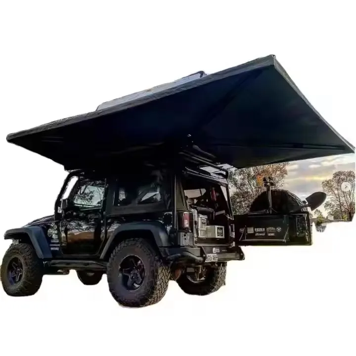 

Outdoor Camping Large 270XL Degree Awning Free Standing Car Side Freestanding 270 Awning