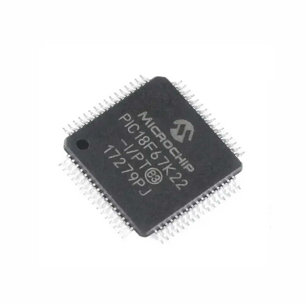 1pcs of PIC18F67K22-I/PT 8-bit Microcontrollers - MCU Original and authentic products Storage particles