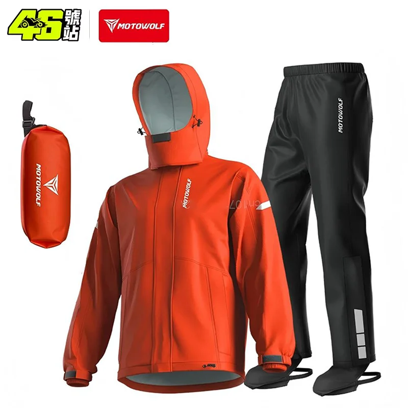 set-impermeabile-riflettente-per-moto-motowolf-giacca-e-pantaloni-antipioggia-comodi-portatili-leggeri-per-uomo-e-donna