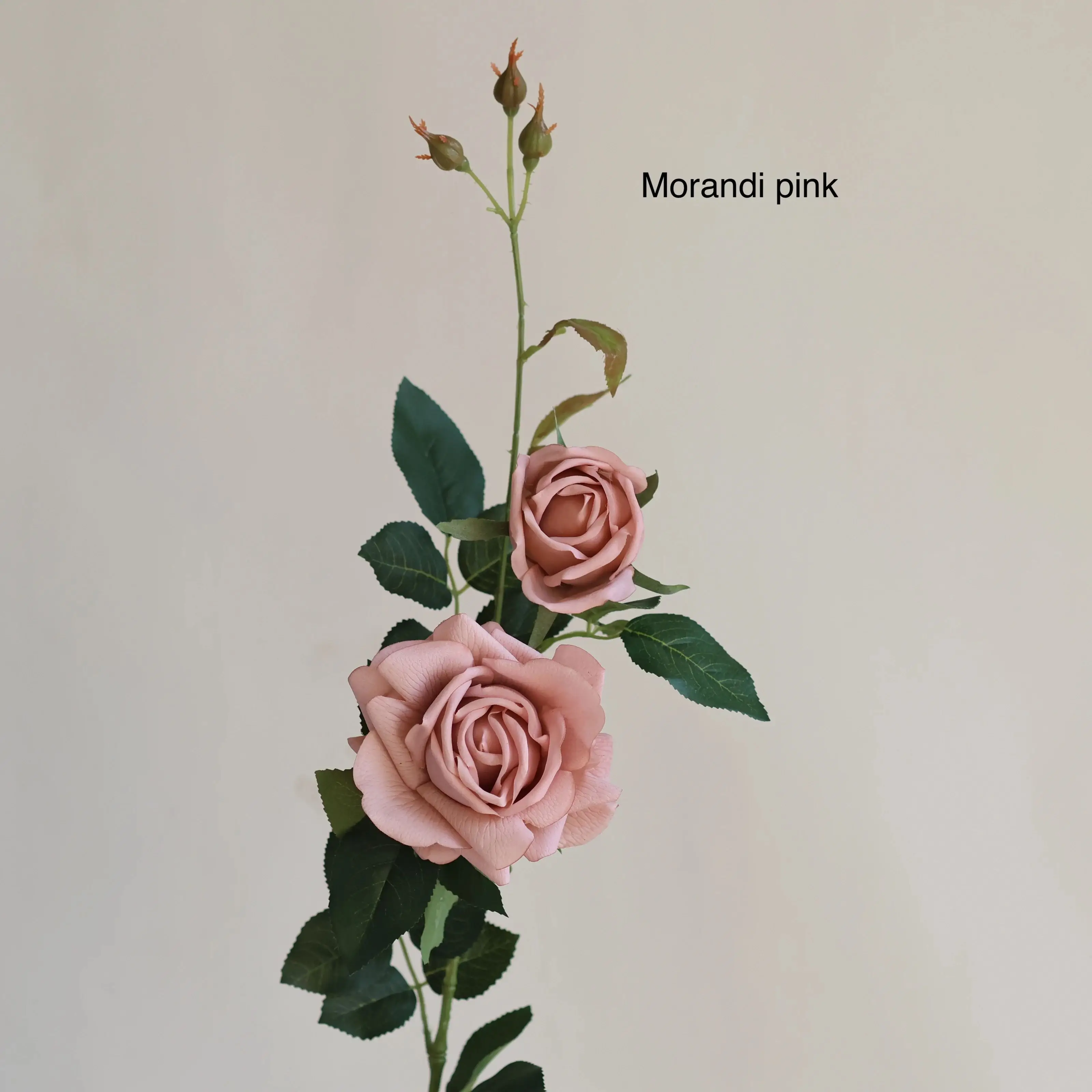 Faux Dusty Rose Pink/Blush/Morandi Pink, Real Touch Roses, DIY Floral | Wedding/Home/Kitchen Decoration|Gifts, DIY Bouquets