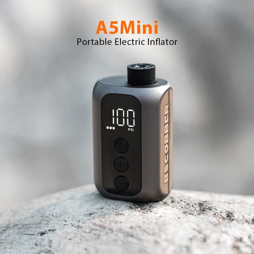 Imagen 1 del producto Bomba de bicicleta BSCOBBER A5mini, bomba eléctrica inalámbrica recargable para bicicleta, inflador de neumáticos de alta presión, accesorios para bicicleta