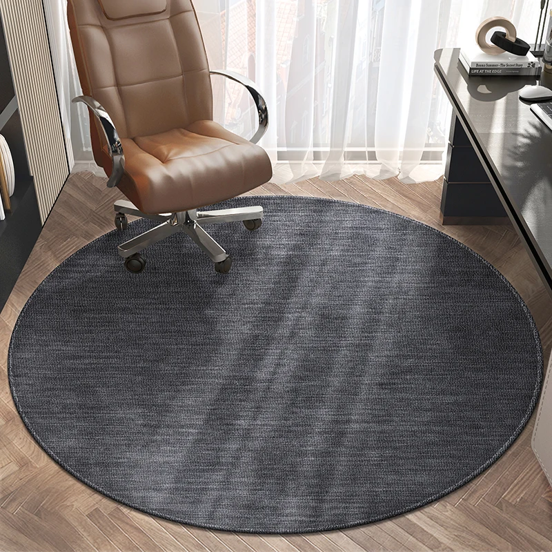 

Dirt-Resistant Round Floor Mat for Bedroom Office – Perfect Under Gaming Chair, Desk or Study Stool