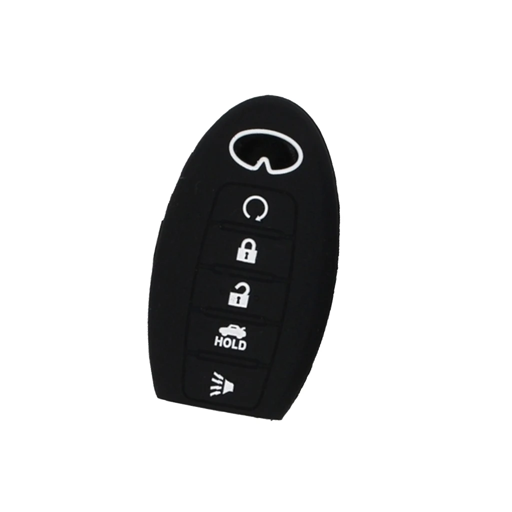 High Quality Car Key Fob Case Cover 5 Button for QX50L ESQ Black