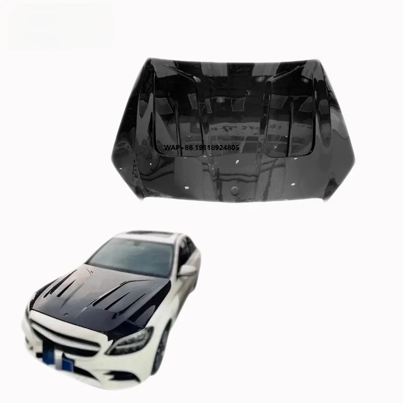 

Suitable for 2015+ C-Class W205 Modified Original MBJ Engine Cover Carbon Fiber Engine Hood