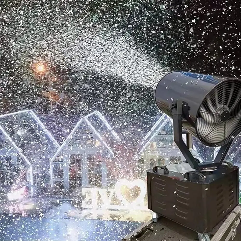 

3000W Snow Machine For Christmas Wedding Artificial Snow Machine Adjustable Snowflake Snow Create Romantic Atmosphere