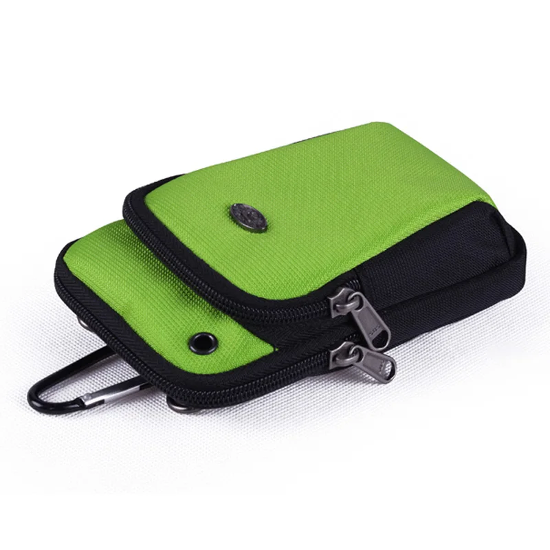 Men Cell Mobile Phone Case Cover Belt Bags For Unisex Purse Male Small Money Cross body Shoulder Hook Fanny Waist Pack Bag