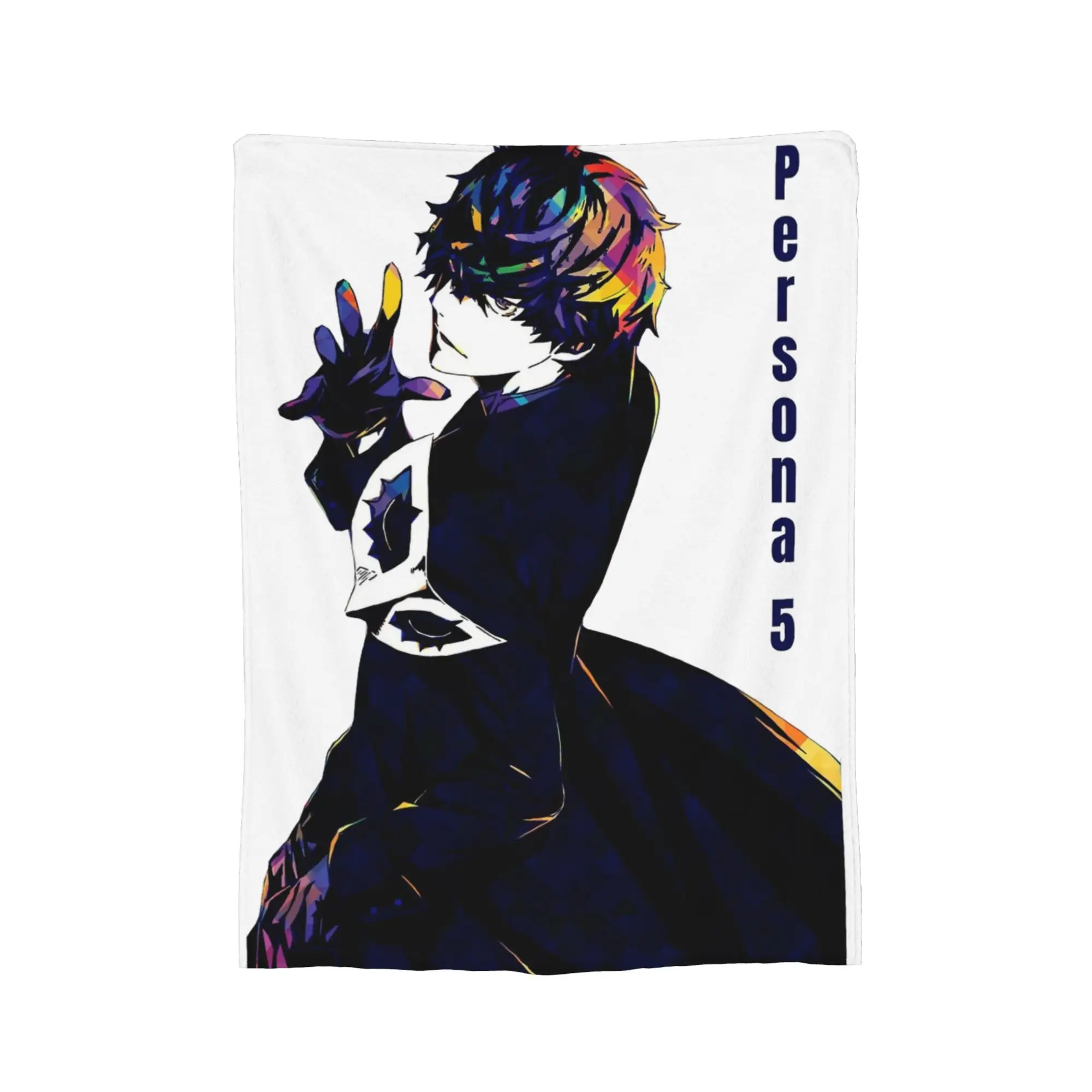 Shin Megami Tensei Knitted Blankets Coral Fleece Plush Persona Anime Super Warm Throw Blankets for Outdoor Travel Bed Rug