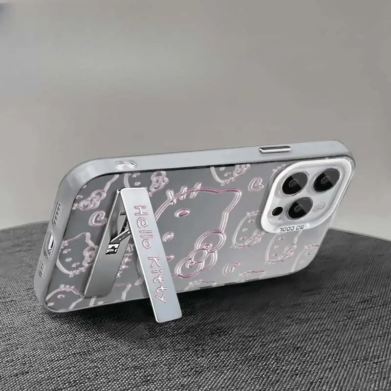 Hello Kitty حافظة هاتف مع حامل قوس ، مقاوم للصدأ ، لطيف ، Y2K ، A55 ، A54 ، 5G ، A15 ، A34 ، S24 ، S23 Ultra ، S20 FE ، S21 ، S22 Plus #6