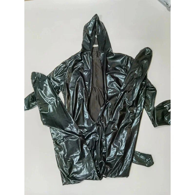 DY20Men لامعة اللاتكس PVC Catsuit مثير الأسود Wetlook فو الجلود النادي الليلي كامل ارتداءها الوثن المثيرة يوتار بذلة Men25 #5