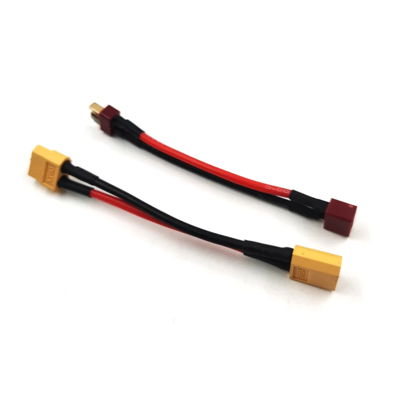 Female Deans Xt60/t Plug To Male Xt60/t Connector Adapter 14awg 10cm Extension Cable Leads Adapte For Rc Lipo Battery