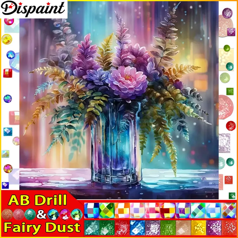 Dispaint Fairy Dust AB Square/Round Drill 5D DIY Diamond Painting 