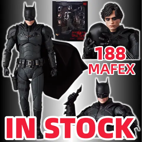 IN Stock Hot New the New Batman Mafex 188 Articulated Super Hero BJD Figure Model Toys