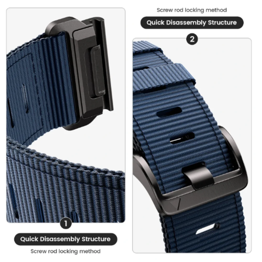 Ремешок плетеный нейлоновый для Garmin Epix Pro 51 мм 47 мм Mk2i/Mk1 Enduro MARQ Gen 2