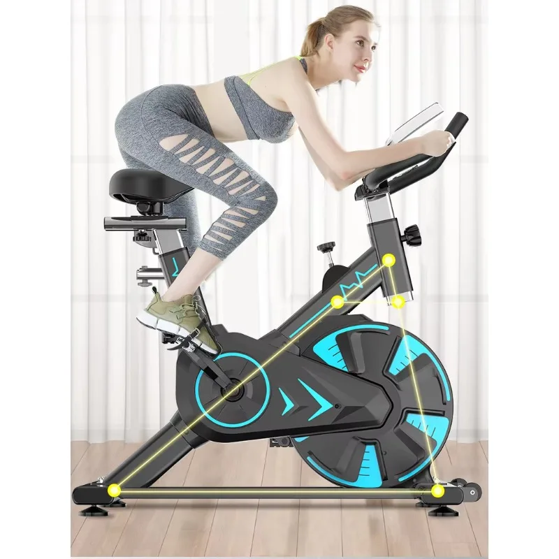 دراجة دوارة متوفرة - دراجة ثابتة للقلب الداخلي، معدات رياضية احترافية قابلة للتعديل بتصميم مريح