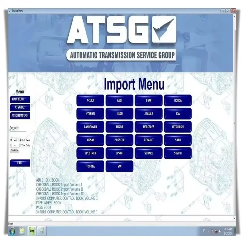 

2024Best seller ATSG 2017 Automatic Transmission Maintenance Group Repair Information Car Repair Software Unit Failure Detection