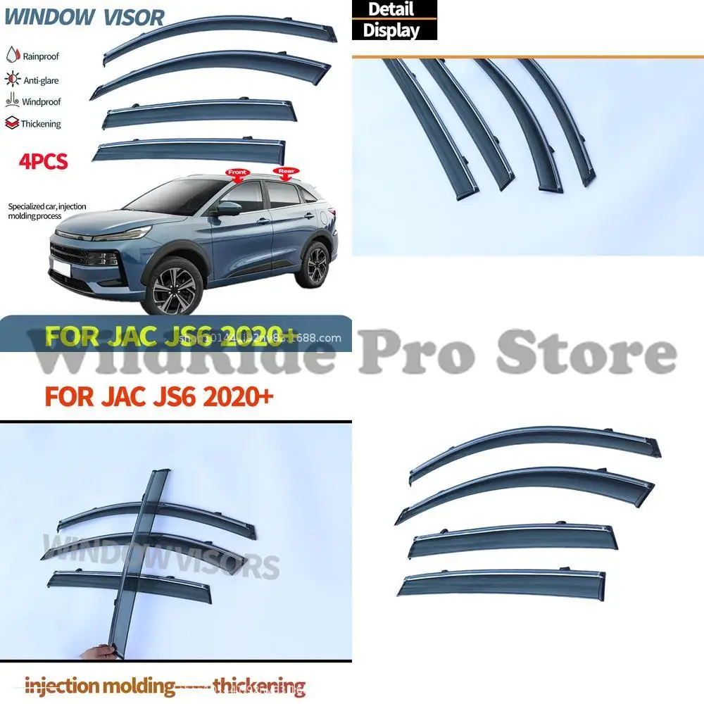 

1 set For JAC JS6 2020 Window Visor Rain Deflector Car Window Rain Guard Sun Visor