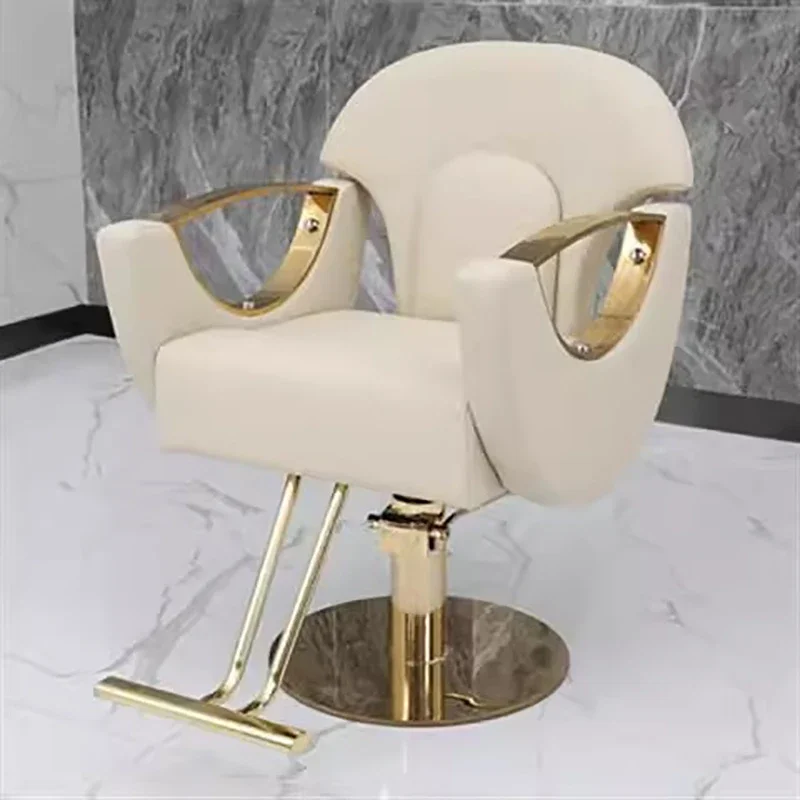 

Luxury Premium Style Barber Chairs Comfortable Salon Chairs Space Saving Aesthetic Silla De Corte De Pelo Salon Furniture