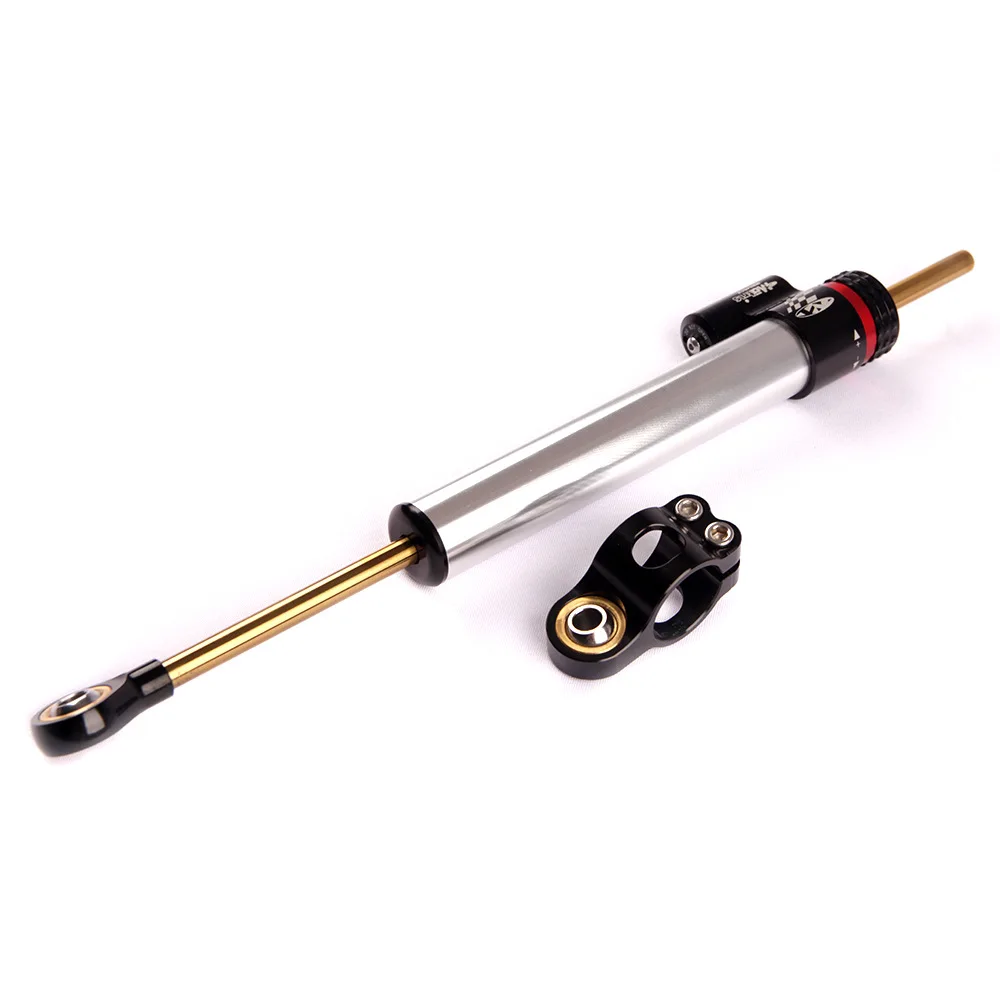 345 MM Aluminum Universal Motorcycle Adjustable Stabilizer Steering Damper for Yamaha Honda Kawasaki Suzuki Ducati Triumph BMW