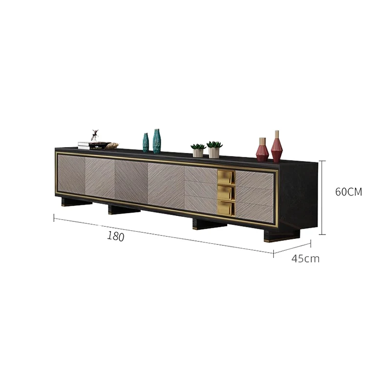 Nordic Vintage Tv Stand Mid Century Trendy Bedroom Multifunctional Tv Stand With Storage Design Rack Para Televisão Furniture 2