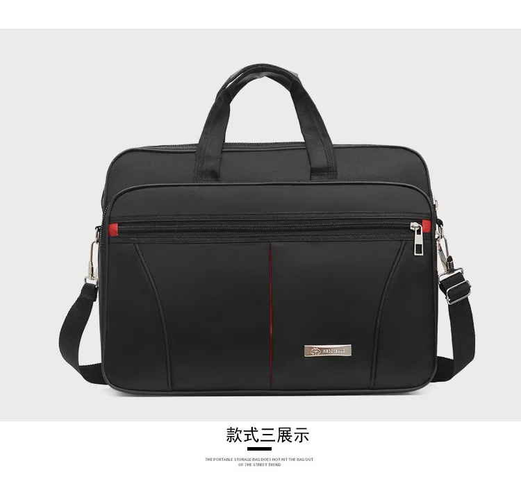 High-capacity Briefcase Business Document Information Storage Bags Weekend Travel Laptop Protection Organize Handbag Accessories
