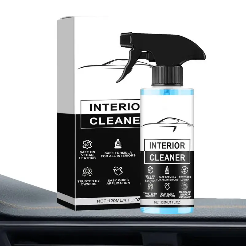 

Car Leather Cleaner Multi-Purpose Foam Cleaner Leather Clean Remover Spray Car Wash Interior Household Cleaners Stain Removal