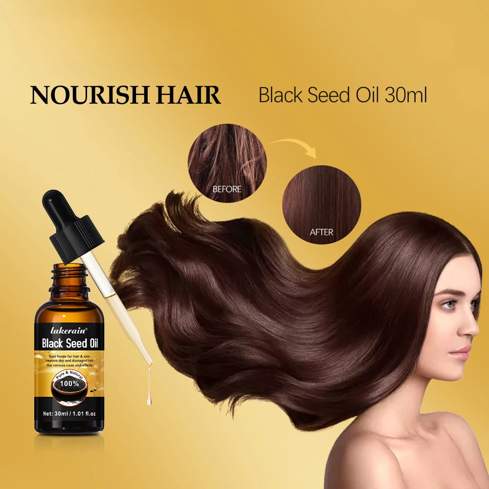 

30ml Black Seed Oil 30ml Nourishing Beauty Oil Infused with Black Seed Hydrating Haircare Essential Dry Skin Nourishment