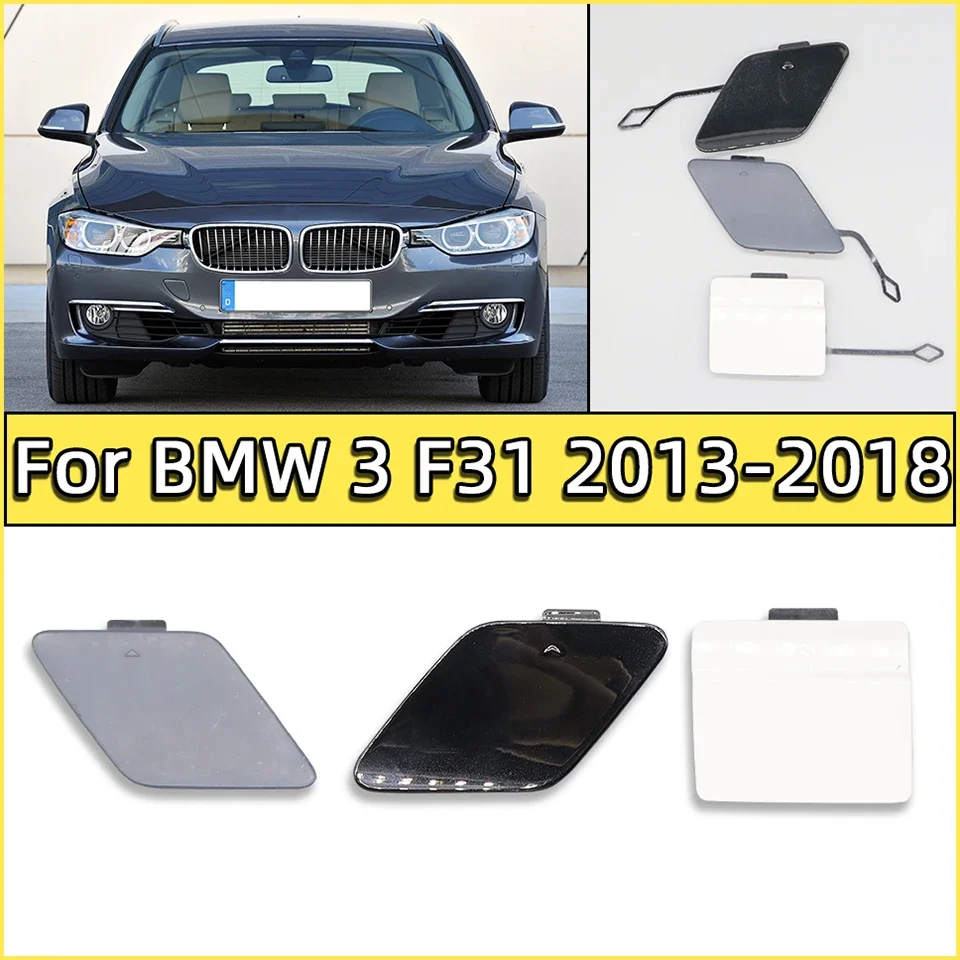 Rear Bumper Tow Hook Cover Hauling Cap Lid For Bmw 3 F31 Touring F31 M 316 320 325 328 2012-2018 320 325 328 330 335 Painted