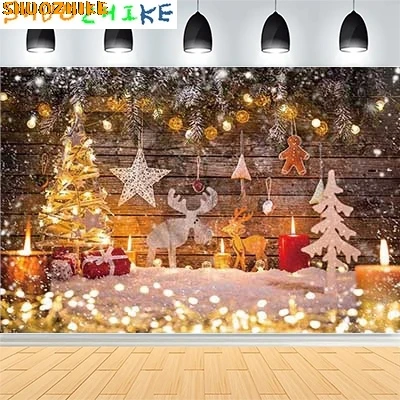 Tła fotograficzne na Boże Narodzenie, Sylwestra, imprezy, rekwizyty, okno, wnętrze salonu, motyw świąteczny, choinka, śnieg, tło do zdjęć FN-72