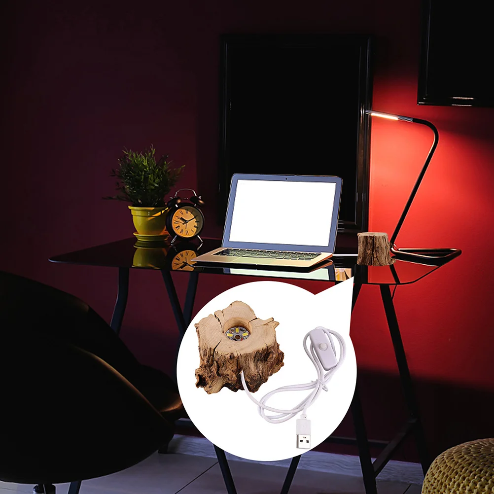 ฐานวางลูกแก้วคริสตัล 2 ชิ้น พร้อมไฟ LED ฐานไม้สำหรับวางอะคริลิค ตกแต่งสร้างบรรยากาศโรแมนติก