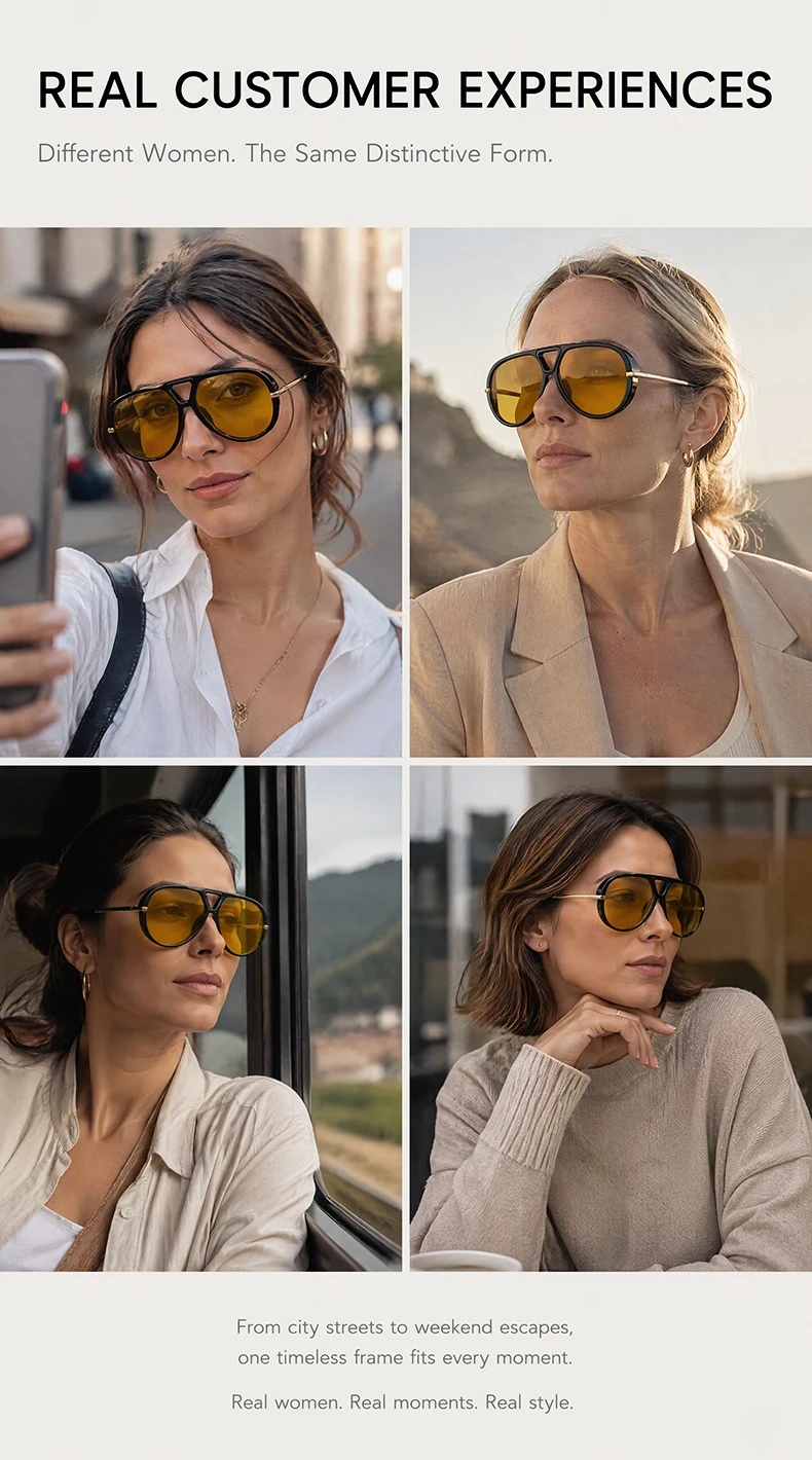 Übergroße Pilot Oval Punk Sonnenbrille Frauen Großen Rahmen 2025, Luxus Vintage Doppel Strahl Sonnenbrille Für Dame Outdoor Brillen UV400 – Detail 8