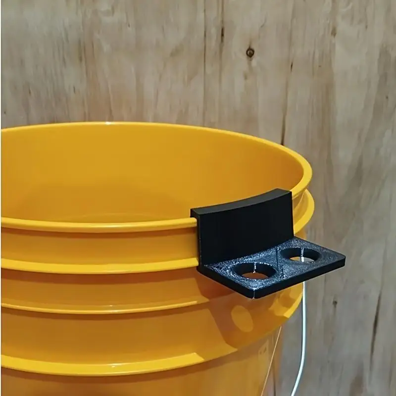 [E] Car Wash Bucket Brush Holder Fits Standard Car Detailing Buckets Easily Attaches Convenient Car Care Keeps Brushes Neatly