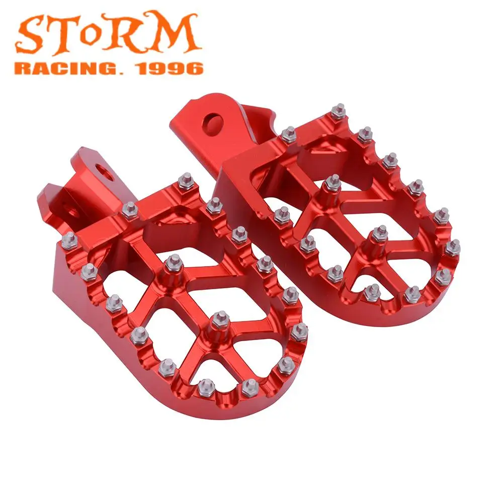 Motorcycle Accessories Foot Pegs Footrest anodised for Honda CRF150F CRF230F 2003-2019 Sur Ron Sur-Ron S/X Pit Dirt Bike