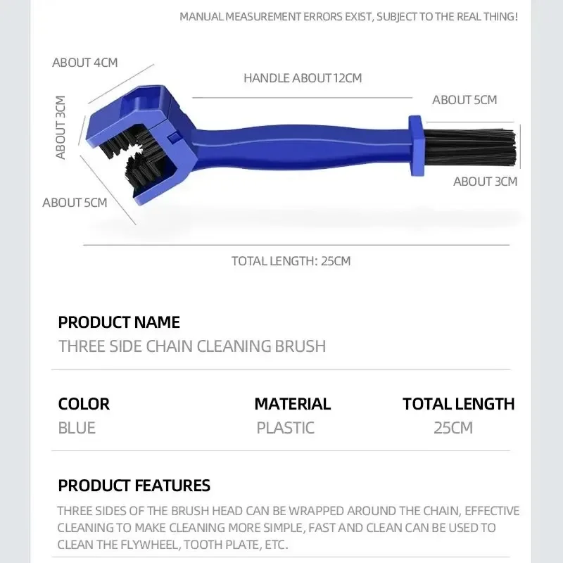 Portable Chain Cleaner Motorcycle Road Bike Chain Clean Brush Bicycle Clean Motorcycle Tools Chain Cleaner Maintenance Tool