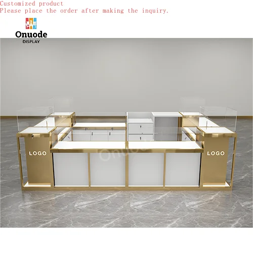 

Custom.High Quality Glass Jewelry Display Showcase LED Lighting for Retail Store Mall or Jewelry Kiosk Design