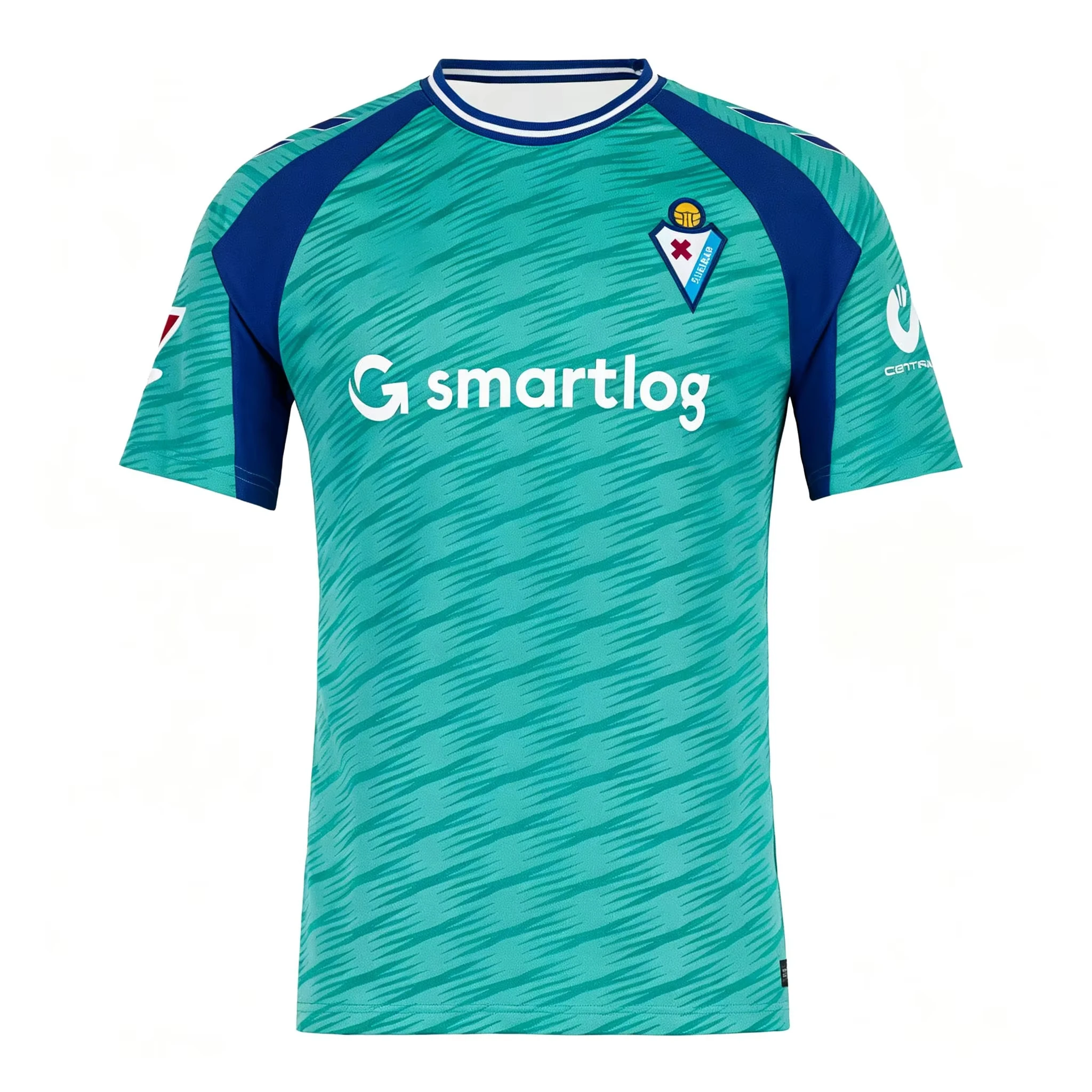 2026 SD Eibar 3D Printed Football Jersey Men's Summer Quick Drying Breathable Short Sleeved T-shirt Family Matching Clothing