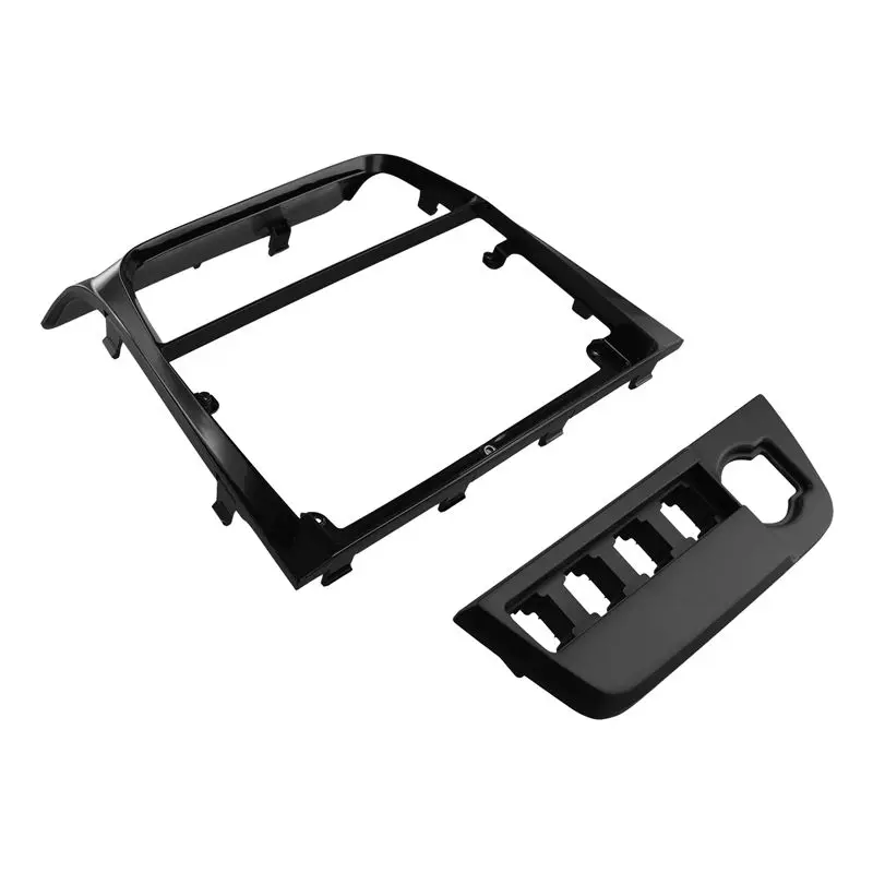 Painel de Rádio Automotivo WF - Moldura de 9 Polegadas para Instalação de Áudio, Adaptador de Painel para VW Golf G6/Voyage/Saveiro 2008-2012 2 Din