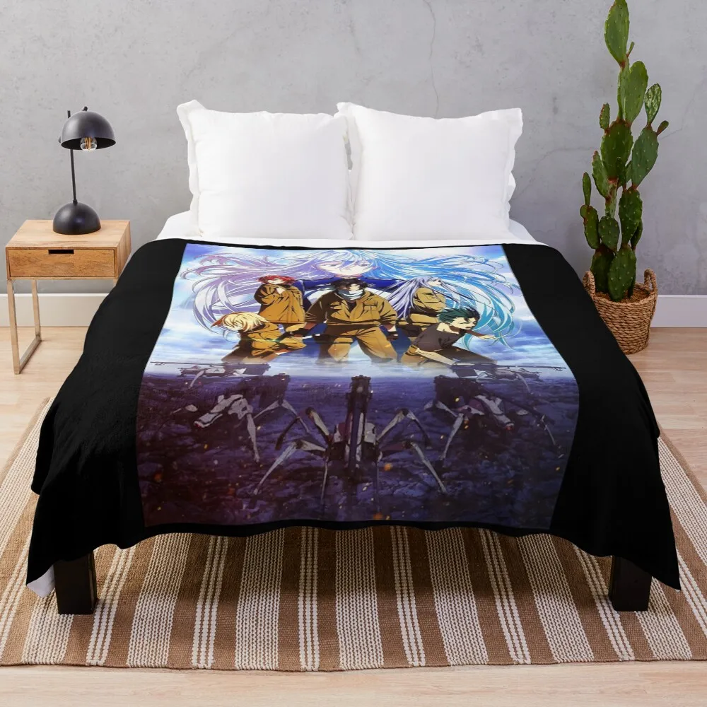 Anime Eighty Six Vintage Photograp Anime Throw Blanket