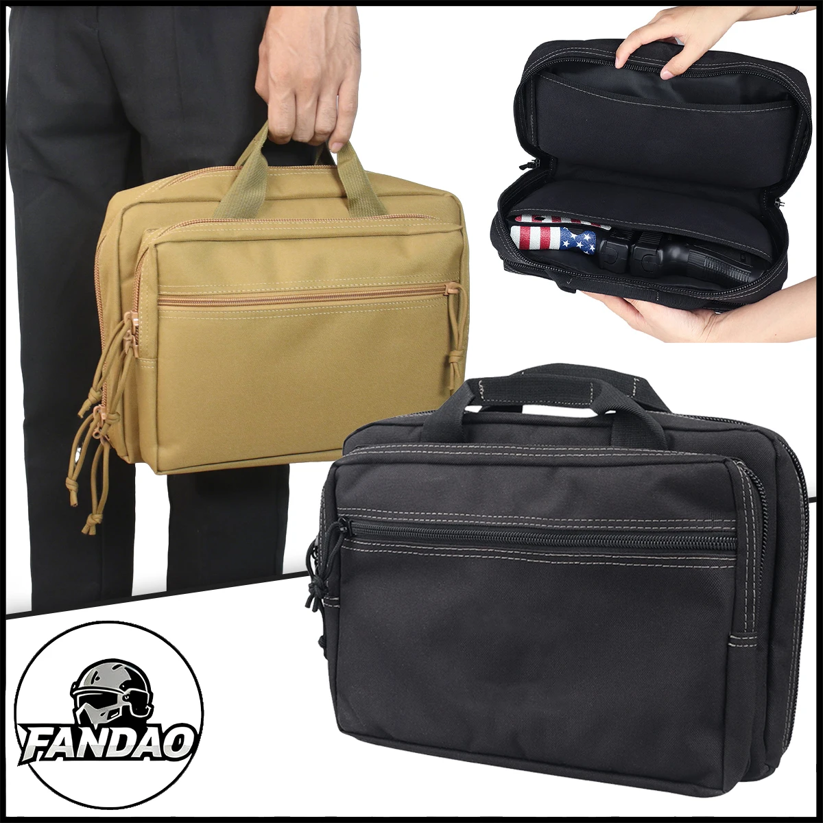 

Портативная тактическая сумка-органайзер для пистолета GLOCK и инструментов, для кемпинга, походов и стрельбы