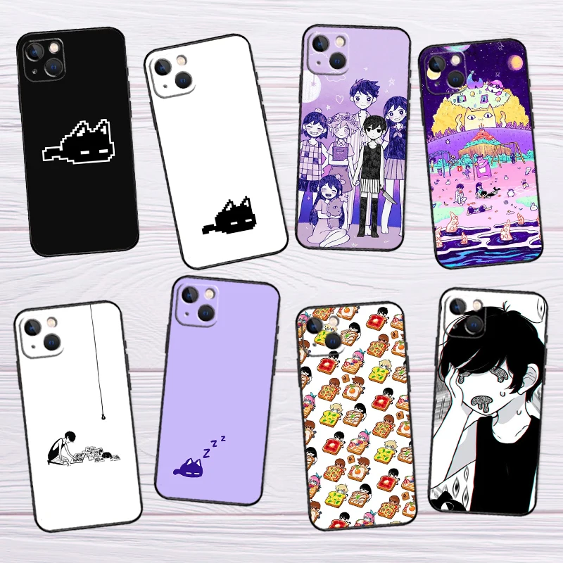 Чехол для телефона Omori с игрой Fanart для iPhone 13 Pro Max 12 Pro Max mini 15 14 11 Pro Max XS X XR 8 7 Plus, мягкий чехол
