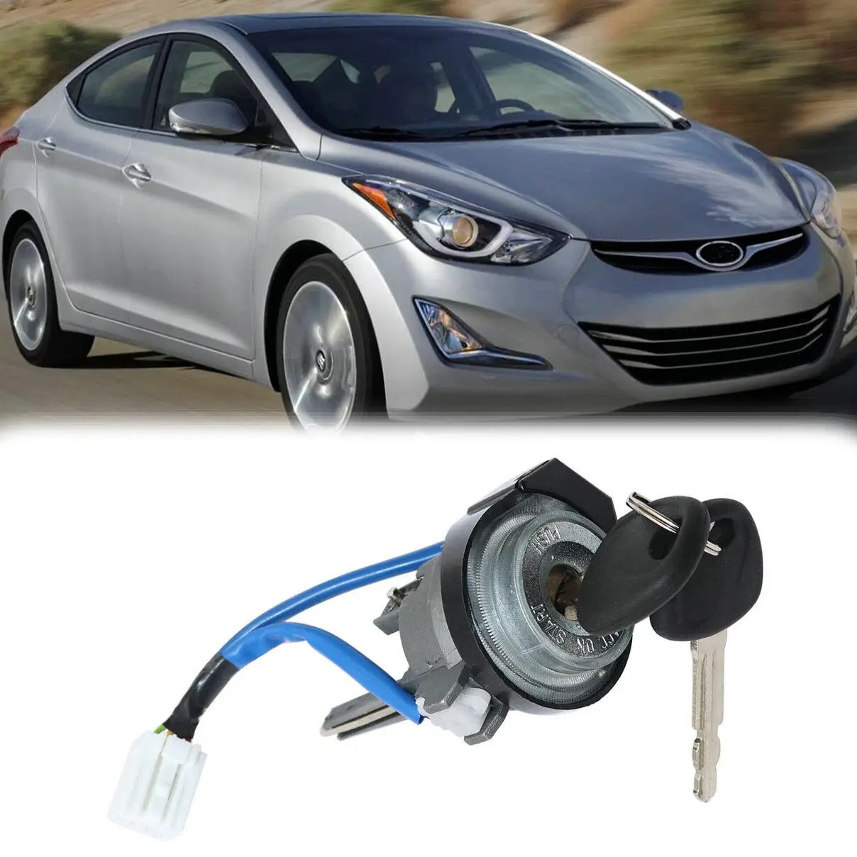 

1set Car Parts Ignition Lock Cylinder Switch 2 Keys For 2011-2016 Hyundai Elantra 819003XF00 81900-3XF00 81900 3XF00 US660L