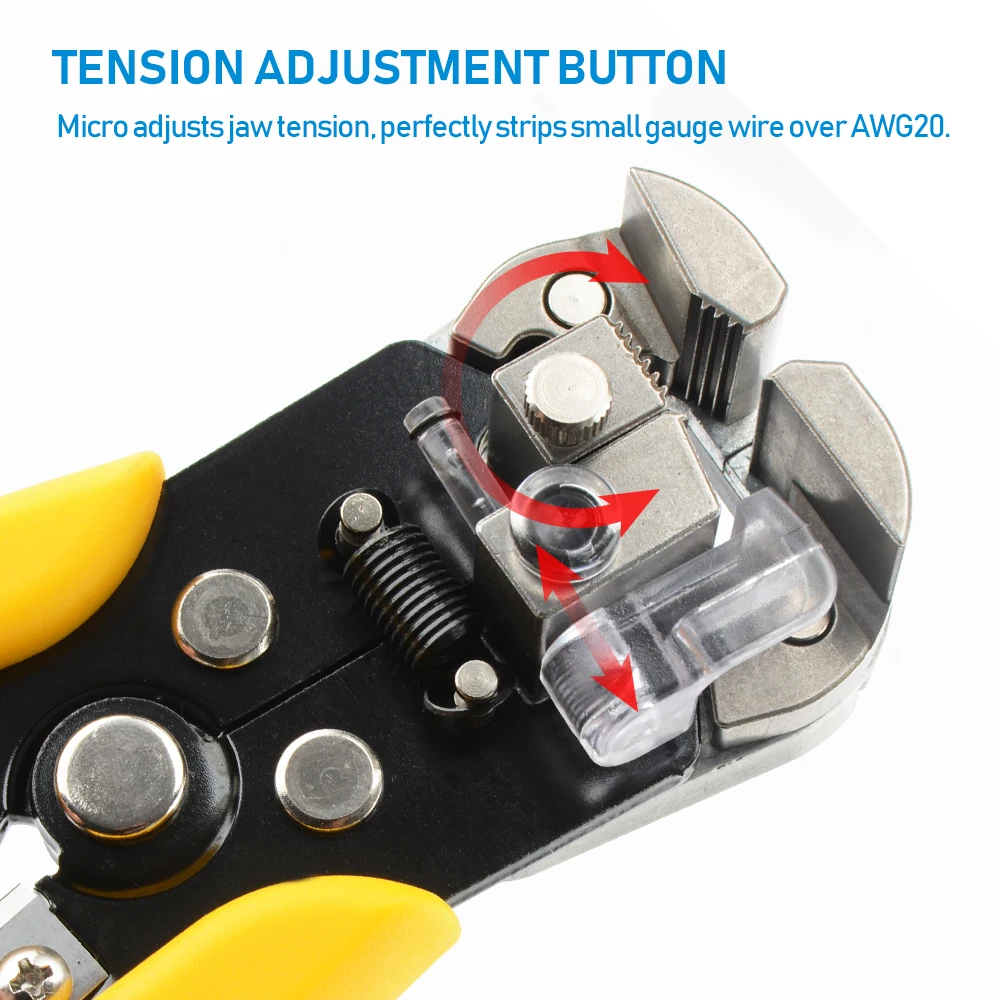 Wire Stripping Multifunctional Pliers For Cable Cut CrimpTerminal High Precision Automatic Hand Tool Crimper Cable Cutter