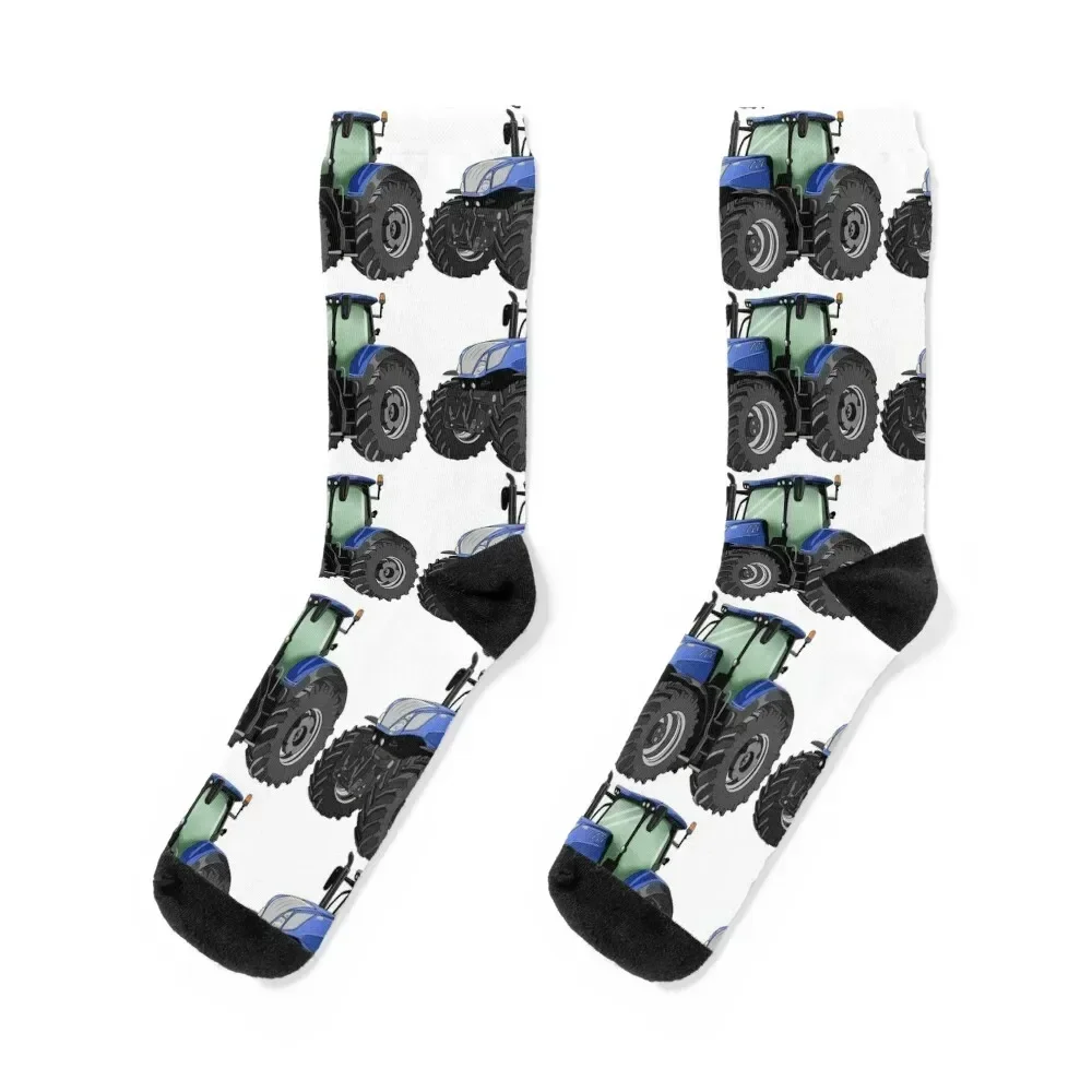 

Tractor Blue Tractor Drawing Socks christmas stocking Children's Sports sports and leisure Socks Ladies Men's