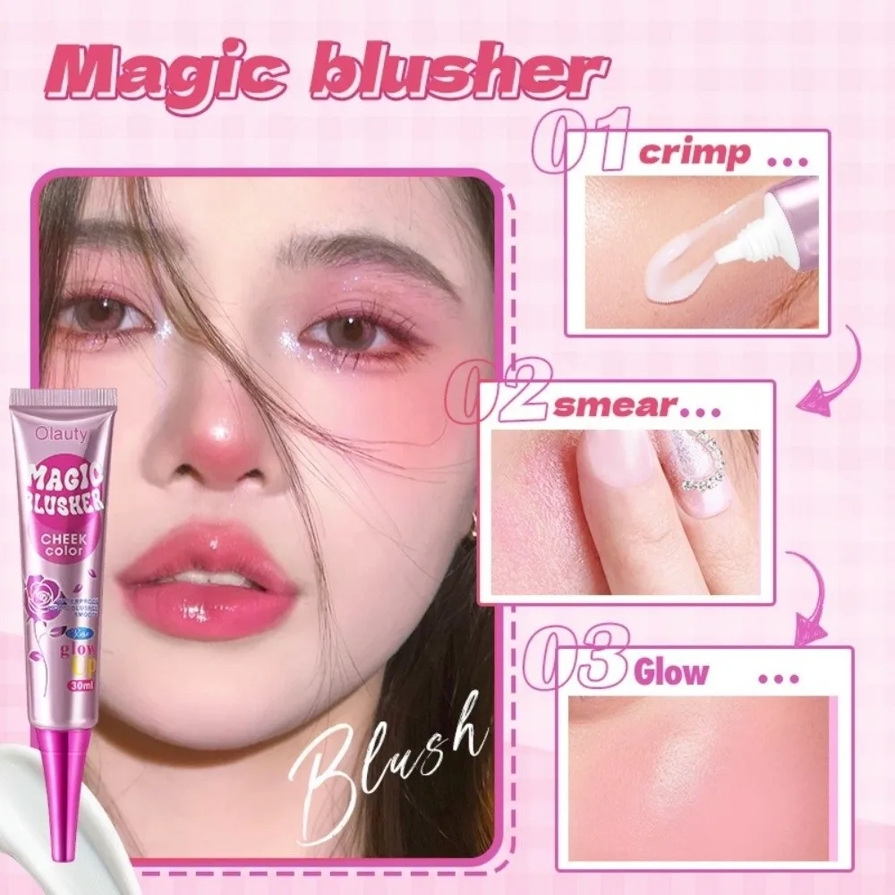 Natural Nude Magic Color-changing Blusher Long-lasting Easy Makeup Gradient Changing Blush Not Fade Matte
