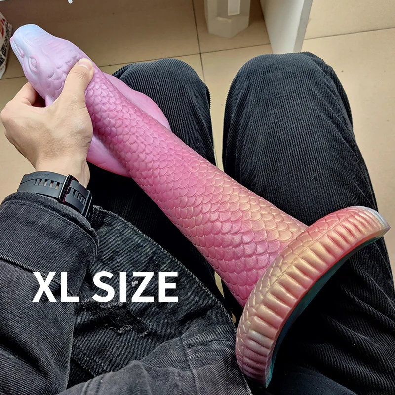 YOCY Realistic Cobra Snake Monster Dildo Giant Fantasy Butt Plug Soft Silicone Anal Fetish Sex Toy For Men With Suction Cup