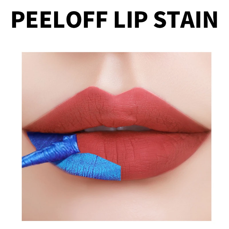 1 Stuk Afscheuring Vloeibare Lippenstift Matte Lip Tinting Peel-Off Lip Glazuur Waterdichte Blijvende Make-Up Tattoo Masker Lipgloss Cosmetica