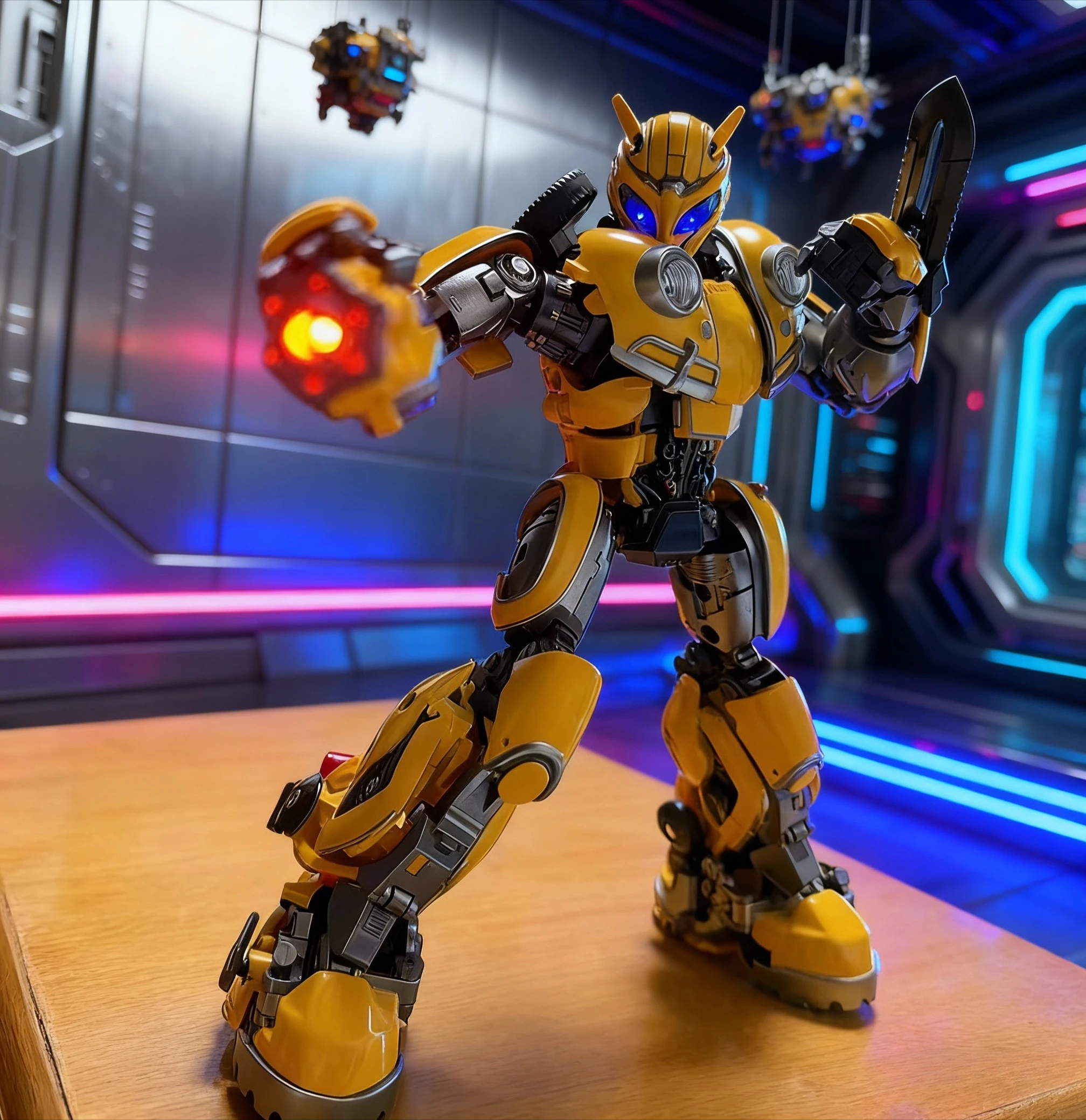 EM ESTOQUE CE-01 Brinquedo Transformável Ampliado em Liga - Robô de Figura de Ação Estilo Beetle Premium para Colecionadores