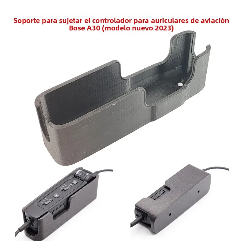 Soporte para Control Remoto Bose A30 (Nuevo Modelo 2023) para Auriculares de Aviación Bose A20, Montaje/Clip para Unidad de Control