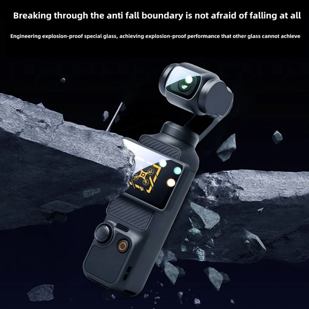 DJI OSMO 포켓 3 용 강화 유리, 렌즈 보호대 및 스크린 보호대, 스크래치 방지 필름, DJI 포켓 3 용 액세서리